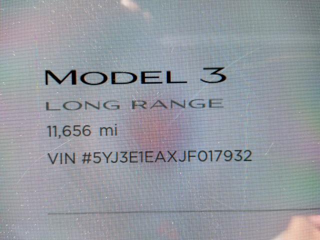 5YJ3E1EAXJF017932 - 2018 TESLA MODEL 3 SILVER photo 8