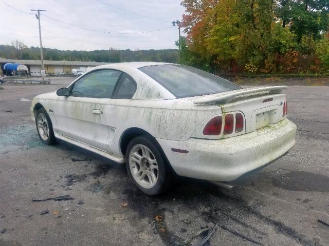 1FALP42X3TF214739 - 1996 FORD MUSTANG GT WHITE photo 3