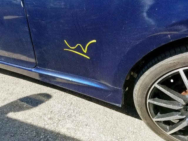 JTKDE167460116610 - 2006 TOYOTA SCION TC ლურჯი ფოტო 9