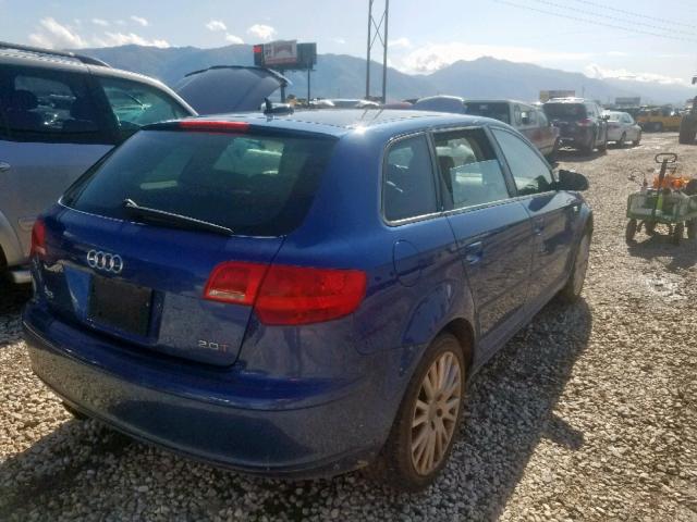 WAUNF78P66A018226 - 2006 AUDI A3 2.0 PRE BLUE photo 4