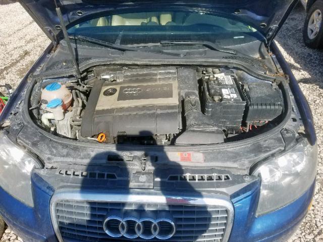 WAUNF78P66A018226 - 2006 AUDI A3 2.0 PRE BLUE photo 7