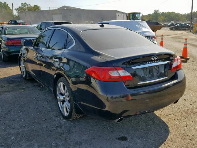 JN1BY1AP2CM334775 - 2012 INFINITI M37 BLACK photo 3