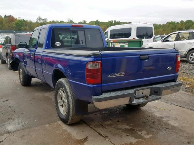 1FTZR15E74PB64446 - 2004 FORD RANGER SUP BLUE photo 3