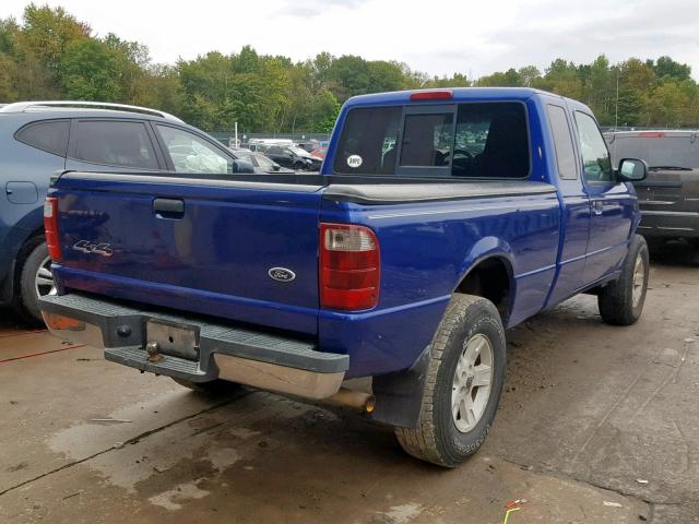 1FTZR15E74PB64446 - 2004 FORD RANGER SUP BLUE photo 4