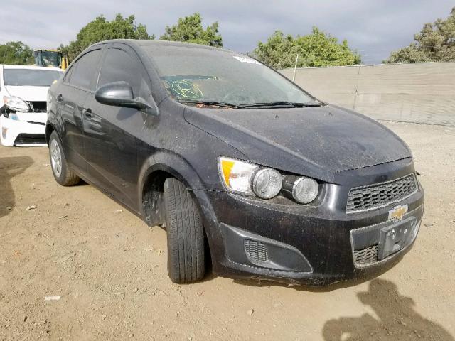 1G1JA5SH2F4213754 - 2015 CHEVROLET SONIC LS BLACK photo 1