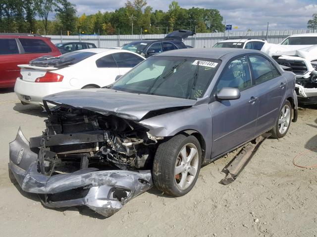 1YVHP80C185M33732 - 2008 MAZDA 6 I GRAY photo 2