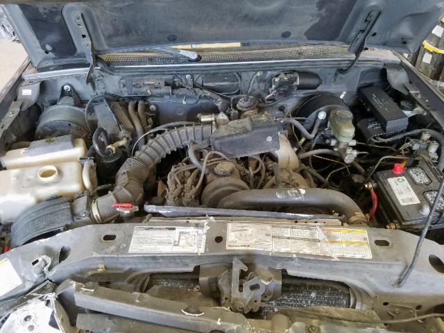 4F4YR12C5YTM27732 - 2000 MAZDA B2500 GRAY photo 7