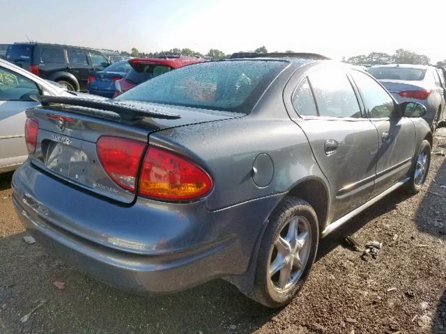 1G3NL52E84C233339 - 2004 OLDSMOBILE ALERO GL GREEN photo 4