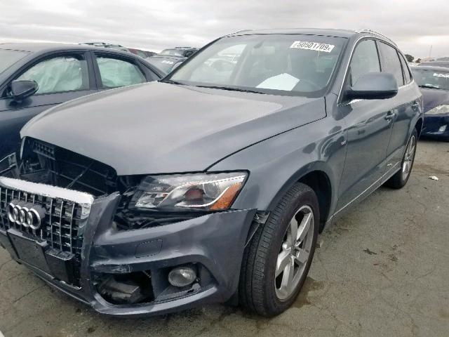 WA1WKAFP4CA045773 - 2012 AUDI Q5 PRESTIG GRAY photo 2