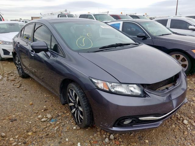 2HGFB2F92FH502732 - 2015 HONDA CIVIC EXL 灰色 照片 1