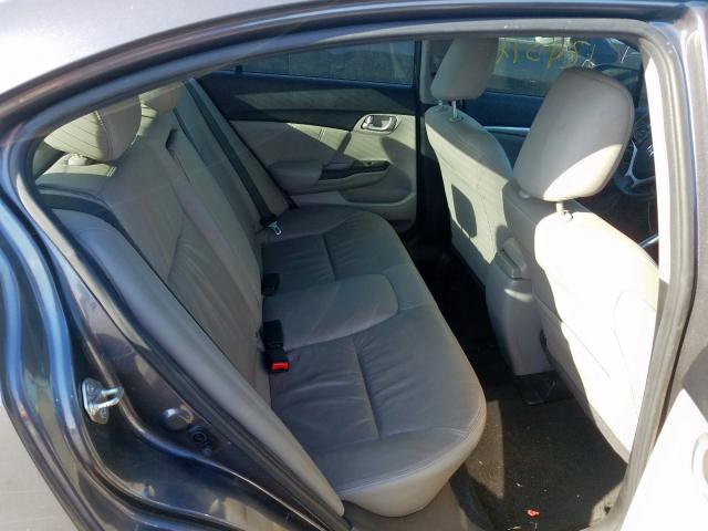 2HGFB2F92FH502732 - 2015 HONDA CIVIC EXL 灰色 照片 6