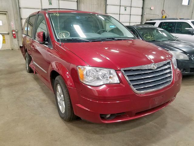 2A4RR5D15AR422280 - 2010 CHRYSLER TOWN & COU RED photo 1