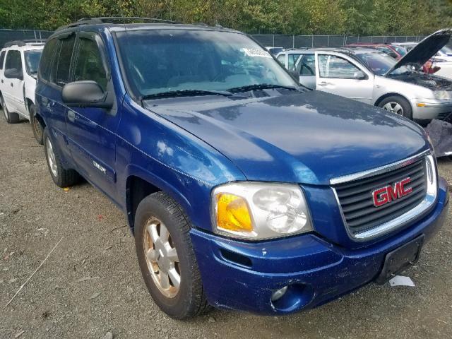 1GKDT13S452349707 - 2005 GMC ENVOY BLUE photo 1