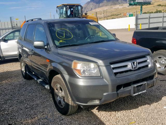 5FNYF18368B043938 - 2008 HONDA PILOT SE GRAY photo 1