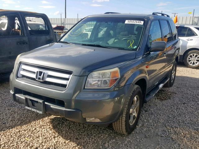 5FNYF18368B043938 - 2008 HONDA PILOT SE GRAY photo 2