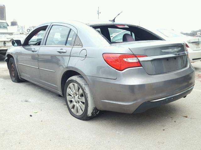 1C3CCBAB4CN217305 - 2012 CHRYSLER 200 LX SILVER photo 3