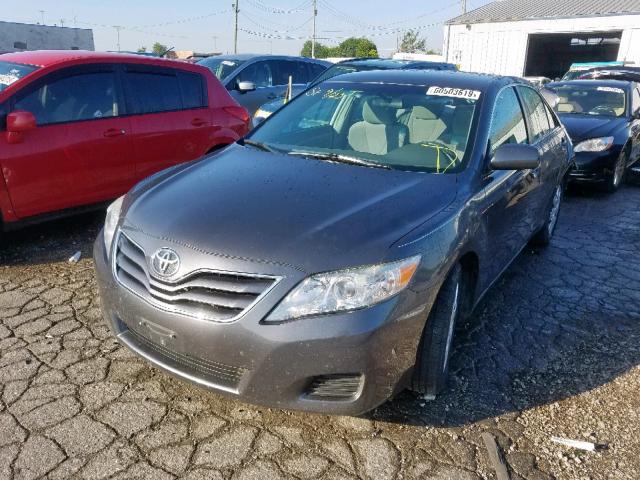 4T4BF3EK8BR141026 - 2011 TOYOTA CAMRY BASE GRAY photo 2