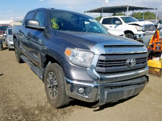 5TFEY5F14FX176898 - 2015 TOYOTA TUNDRA CRE GRAY photo 1