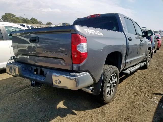 5TFEY5F14FX176898 - 2015 TOYOTA TUNDRA CRE GRAY photo 4