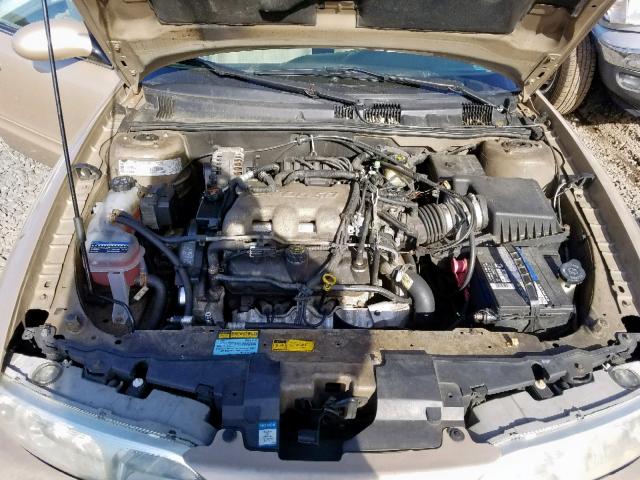 1G3NL52E91C177195 - 2001 OLDSMOBILE ALERO GL GOLD photo 7