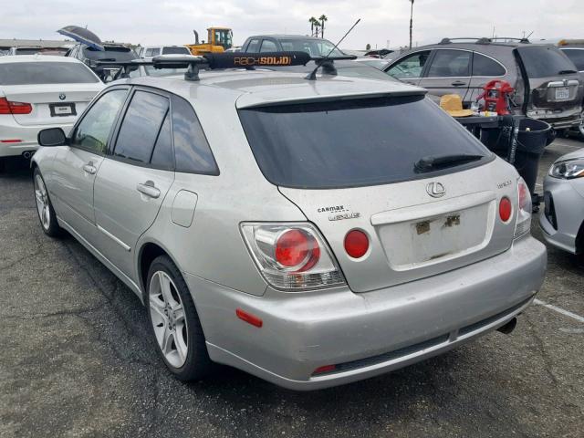 JTHED192330072026 - 2003 LEXUS IS 300 SPO SILVER photo 3