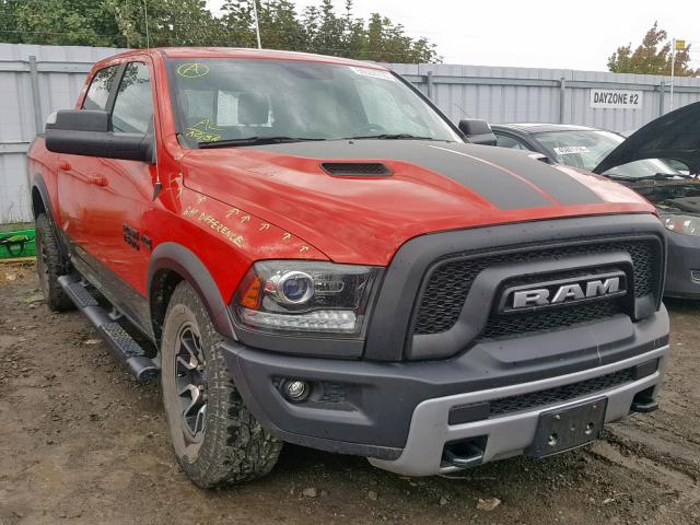 1C6RR7YTXHS704945 - 2017 RAM 1500 REBEL RED photo 1