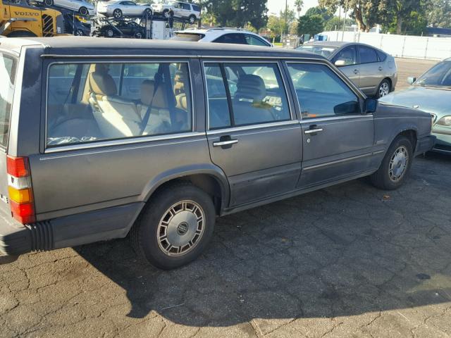 YV1FA8859J1119497 - 1988 VOLVO 740 GLE GRAY photo 9