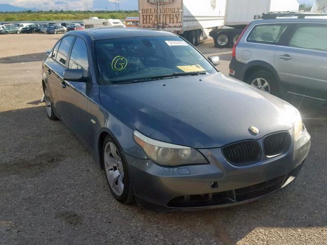 WBANE53507CW61545 - 2007 BMW 525 I GRAY photo 1