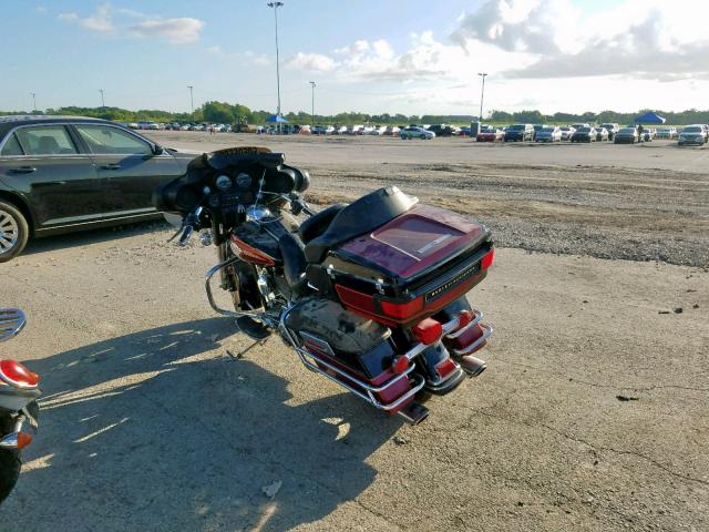 1HD1FCW185Y621143 - 2005 HARLEY-DAVIDSON FLHTCUI BURGUNDY photo 3