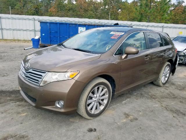 4T3ZE11A29U010589 - 2009 TOYOTA VENZA BROWN photo 2