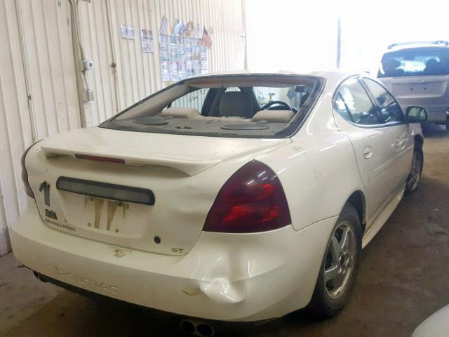 2G2WP522941300619 - 2004 PONTIAC GRAND PRIX WHITE photo 4