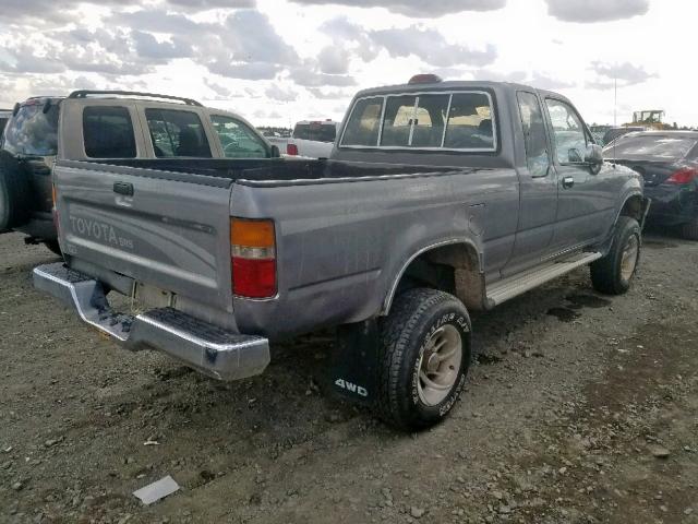 JT4VN13G5R5147758 - 1994 TOYOTA PICKUP 1/2 GRAY photo 4