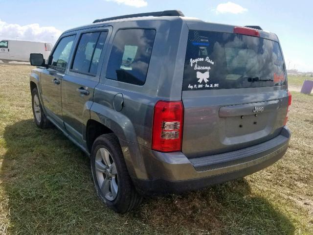 1J4NT1GB5BD285844 - 2011 JEEP PATRIOT SP GRAY photo 3