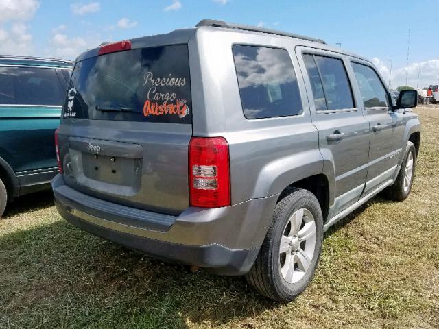 1J4NT1GB5BD285844 - 2011 JEEP PATRIOT SP GRAY photo 4