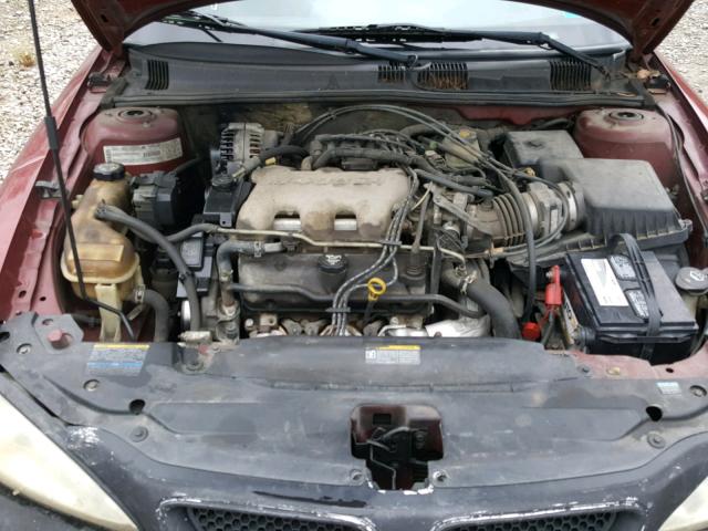 1G2NF52E43C178589 - 2003 PONTIAC GRAND AM S RED photo 7