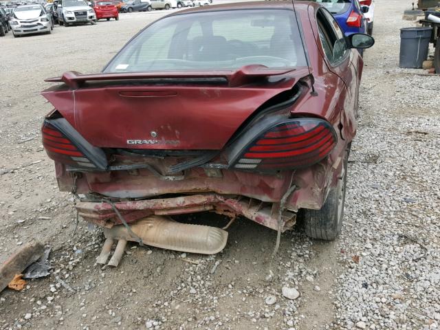 1G2NF52E43C178589 - 2003 PONTIAC GRAND AM S RED photo 9