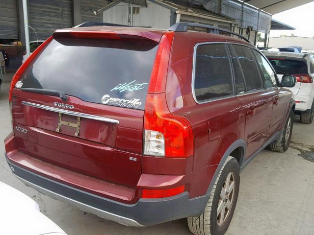 YV4CY982871344872 - 2007 VOLVO XC90 3.2 BURGUNDY photo 4