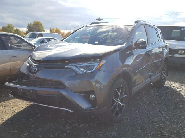 JTMJJREV5HD098697 - 2017 TOYOTA RAV4 HV SE GRAY photo 2