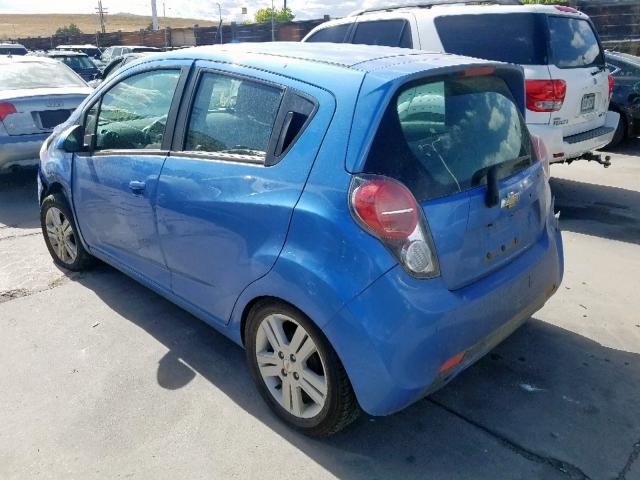 KL8CB6S92EC443643 - 2014 CHEVROLET SPARK LS BLUE photo 3