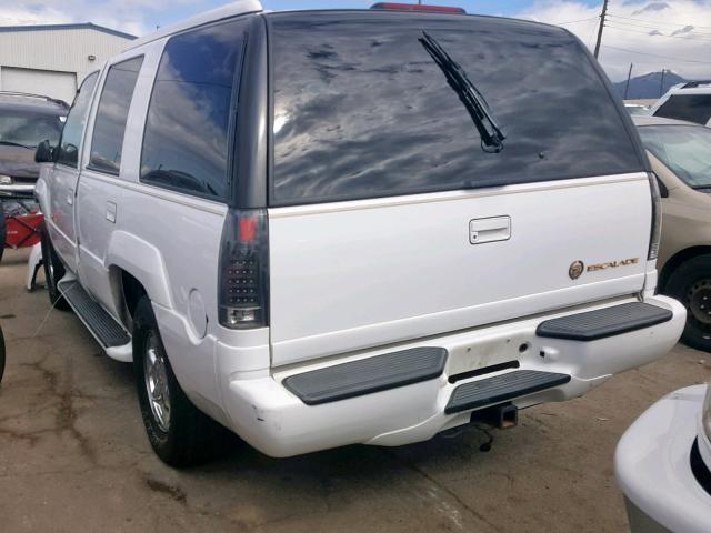 1GYEK13R4YR150727 - 2000 CADILLAC ESCALADE WHITE photo 3