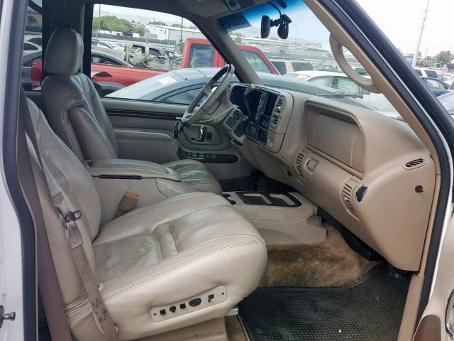 1GYEK13R4YR150727 - 2000 CADILLAC ESCALADE WHITE photo 5