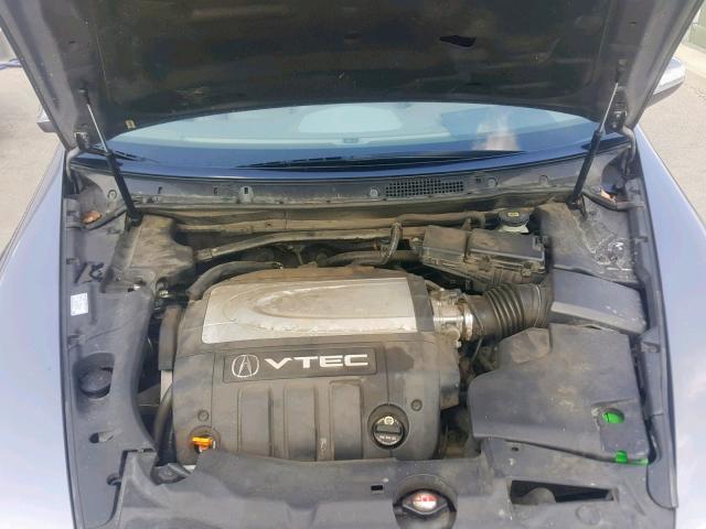 JH4KB16557C000594 - 2007 ACURA RL GRAY photo 7