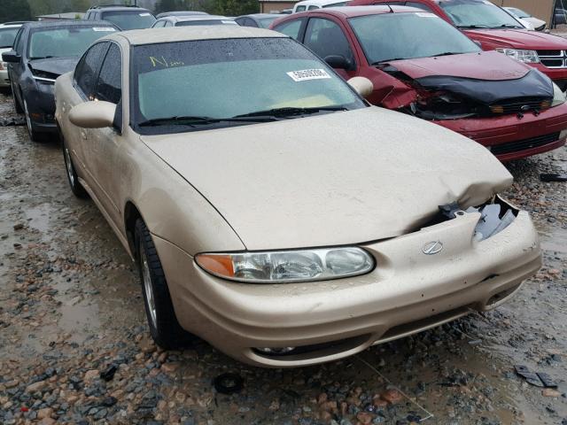 1G3NF52E81C155941 - 2001 OLDSMOBILE ALERO GLS GOLD photo 1