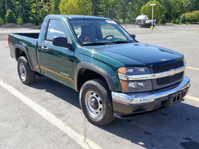 1GCDT148958133847 - 2005 CHEVROLET COLORADO GREEN photo 1