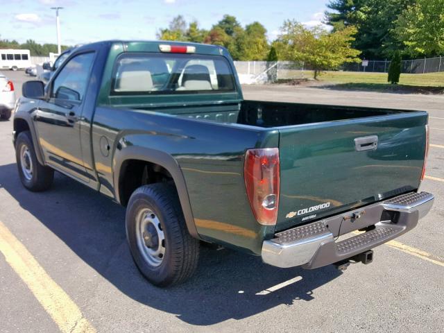 1GCDT148958133847 - 2005 CHEVROLET COLORADO GREEN photo 3