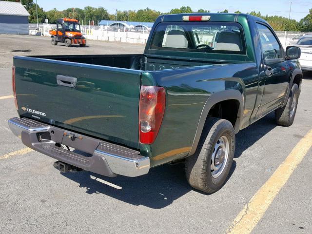 1GCDT148958133847 - 2005 CHEVROLET COLORADO GREEN photo 4