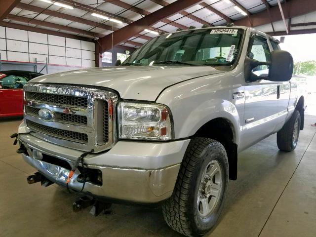 1FTWX31P65EB50904 - 2005 FORD F350 SRW S SILVER photo 2