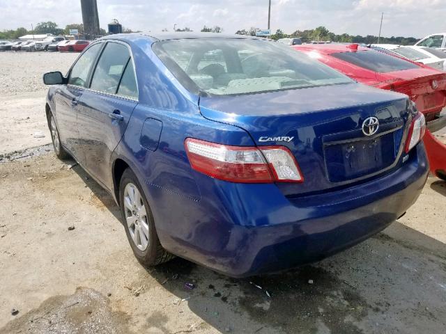 4T1BB46K17U006942 - 2007 TOYOTA CAMRY HYBR BLUE photo 3