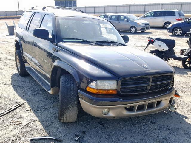 1B4HS28N81F528440 - 2001 DODGE DURANGO BLACK photo 1