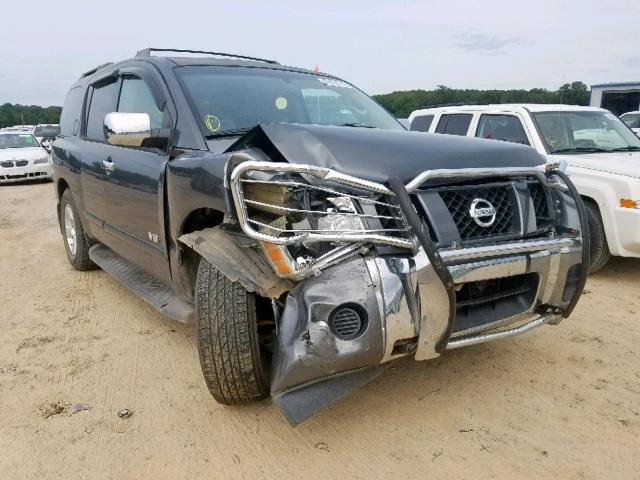 5N1AA08B16N727677 - 2006 NISSAN ARMADA SE GRAY photo 1